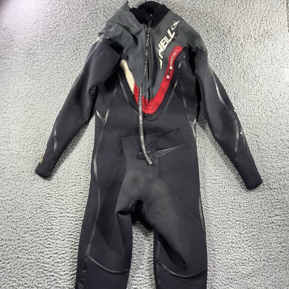 O'NEILL 3/2 PSYCHO 1 ONE Zen-Zip Wetsuit Surf Black MENS Large Flex Stretch - Picture 1 of 16